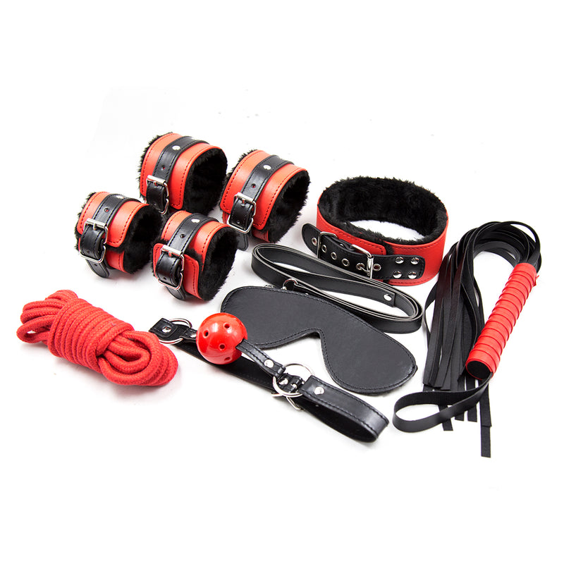 PU Leather Bondage Restraint Kit