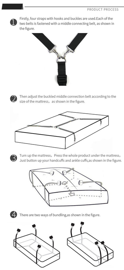 Bed Binding Bondage Kit (five-in-one)