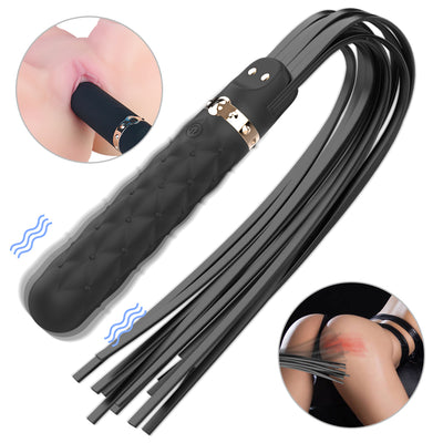 9 Modes Vibration of Leather Whip and Vibrator