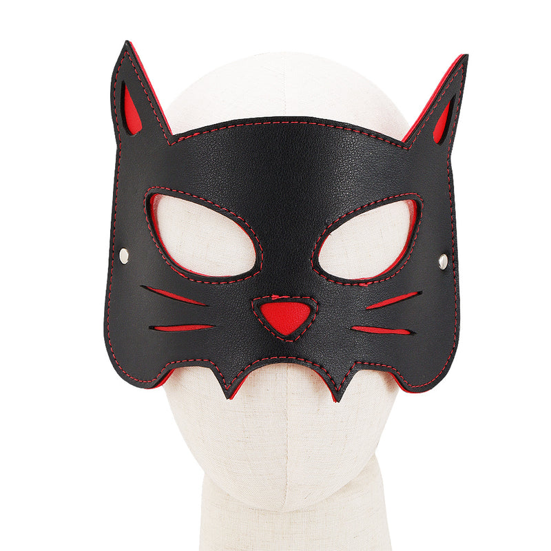 Leather Cat Eye Mask Costumes Cosplay