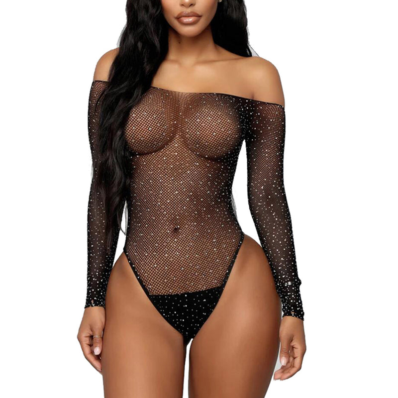 Women Sexy Rhinestone Lingerie