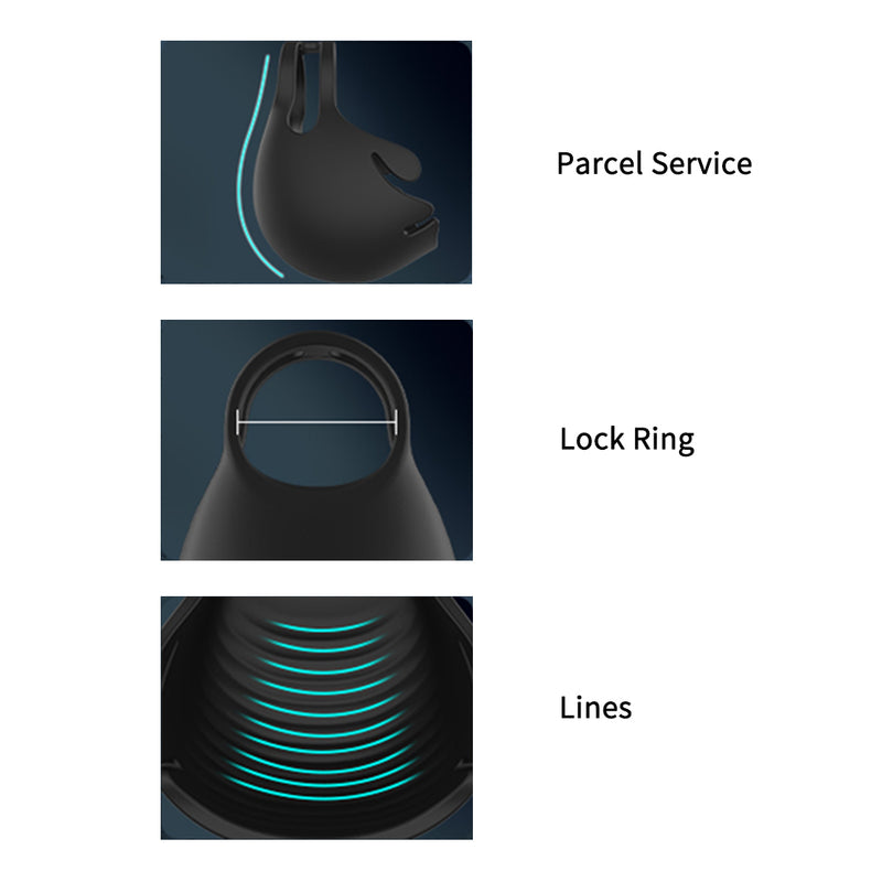 9 Modes Vibration Cock Ring - Remote Control