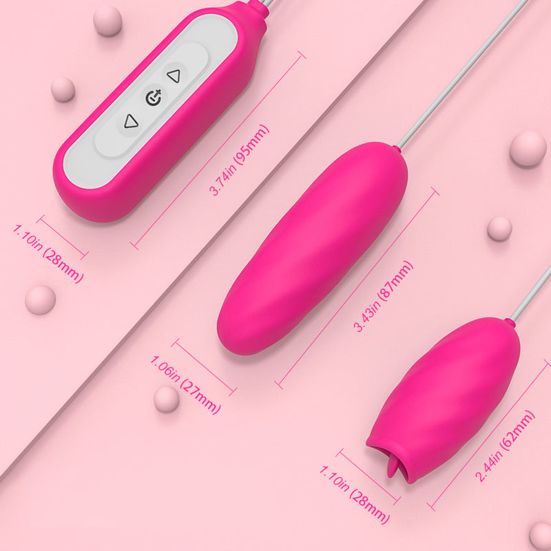 Double Head Rose Shape Vibrators