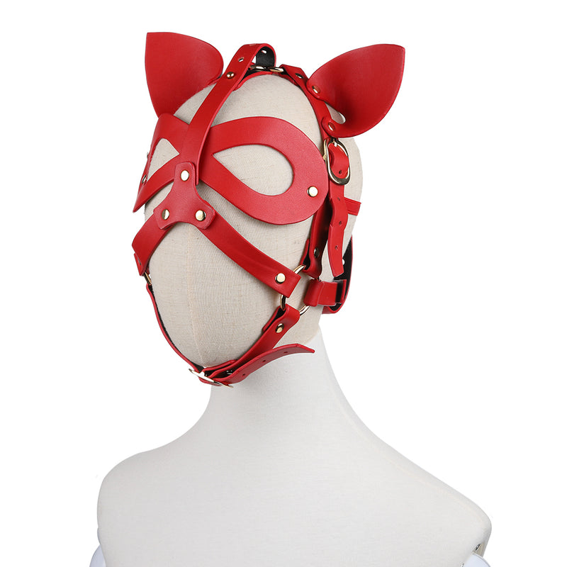 BDSM PU Leather Party Roleplay Eye Mask