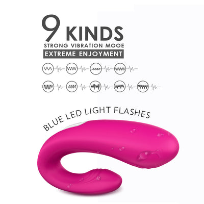 Couples Remote Control G-Spot Vibrating Massager - Unisex