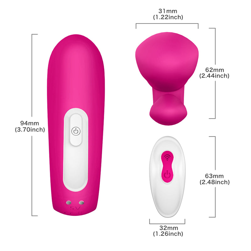 Couples Remote Control G-Spot Vibrating Massager - Unisex