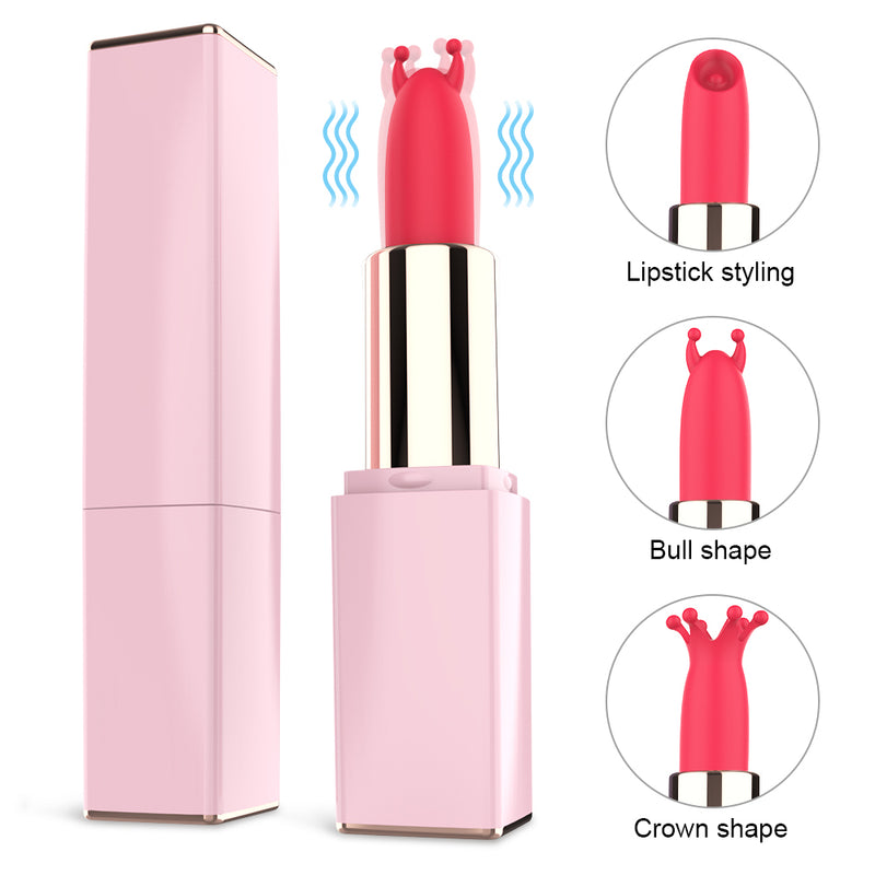 3 Heads Lipstick Mini Vibrator