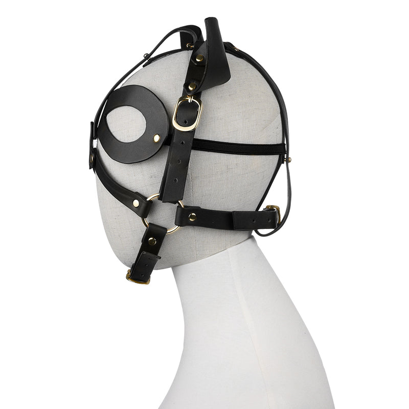 BDSM PU Leather Party Roleplay Eye Mask