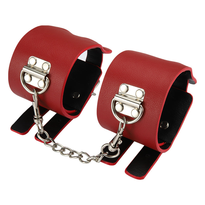 5 pcs BDSM Bondage Kit Restraint PU Leather