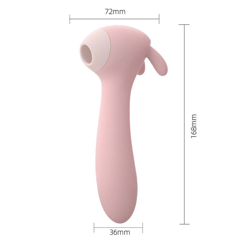 Cute Rabbit Head G Spot Sucking Clitoris Vibrator