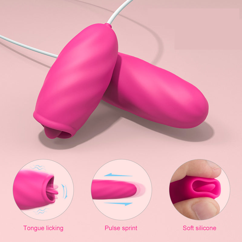 Double Head Rose Shape Vibrators