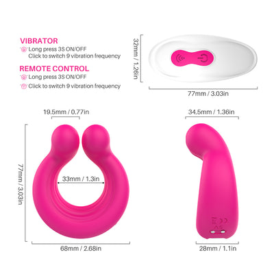 Remote Control Moving Rotating Massagers - Unisex