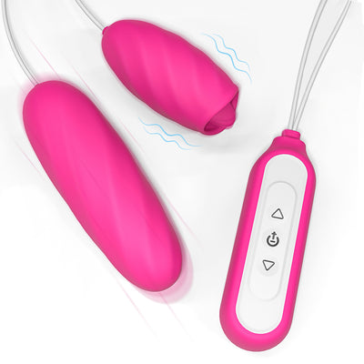 Double Head Rose Shape Vibrators