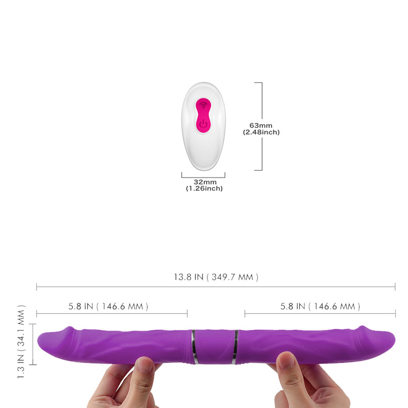 <transcy>遥控硅胶双头假阳具情趣用品</transcy>