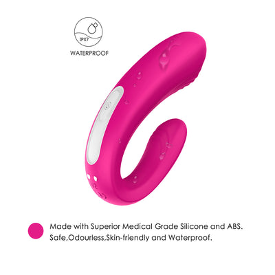 Couples Remote Control G-Spot Vibrating Massager - Unisex