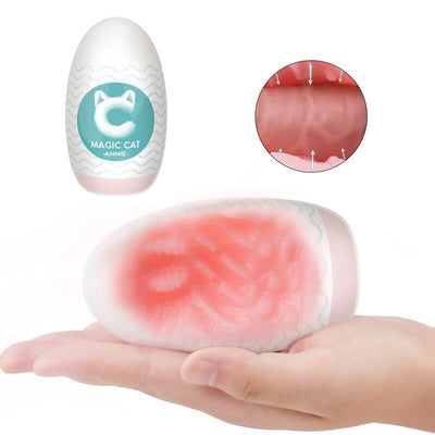 Magic Cat Portable Egg Masturbator - 2 Pcs