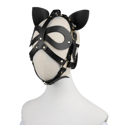 BDSM PU Leather Party Roleplay Eye Mask