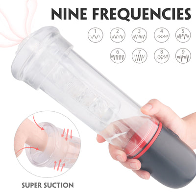 9 Modes Men's Suctions Cup