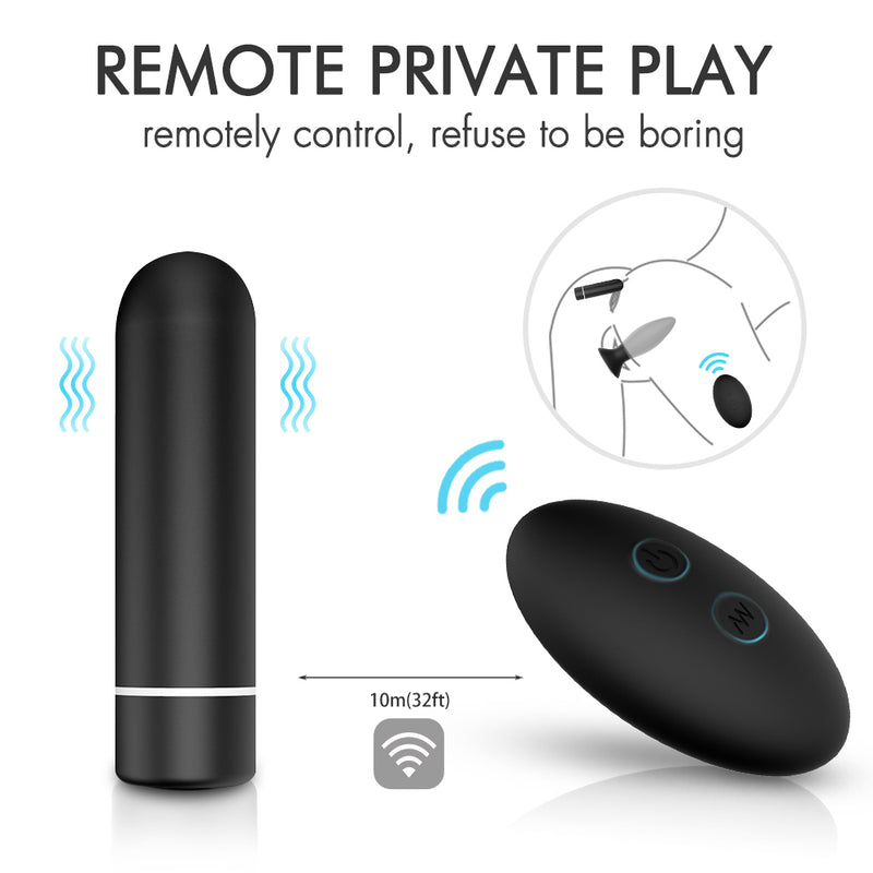 3 Pcs Remote Control Anal Plug Vibrator