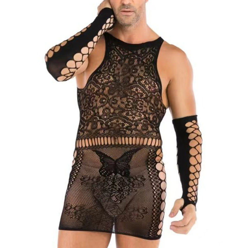 Male See-through Bodystocking Costume