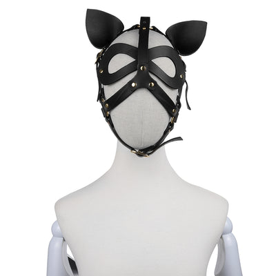 BDSM PU Leather Party Roleplay Eye Mask