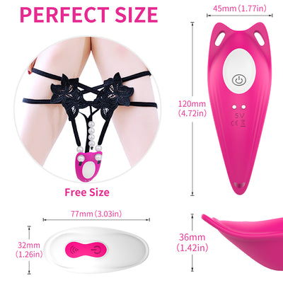 Wireless Remote Control Wearable Vibrating Panties