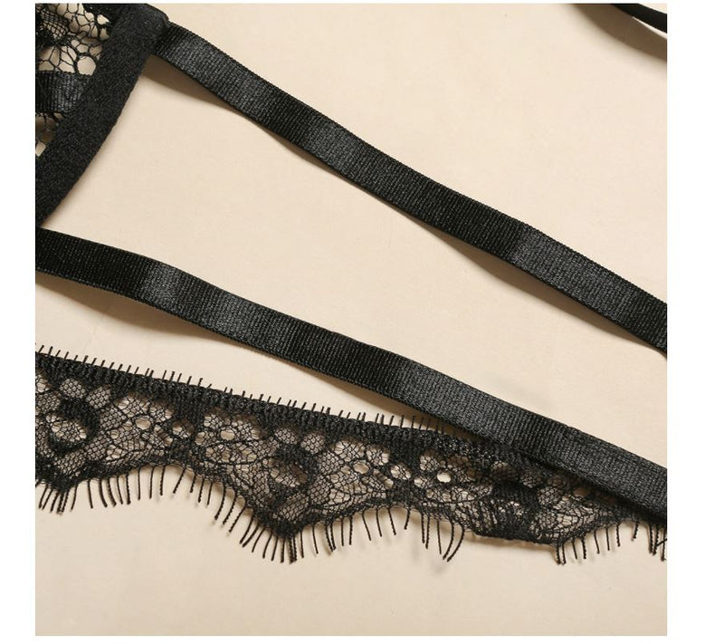 3 PCs Sexy Lingerie Lace Set