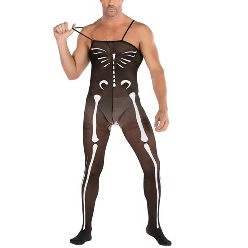 Male comfortable See-through Bodystocking Costume