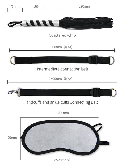 Bed Binding Bondage Kit (five-in-one)