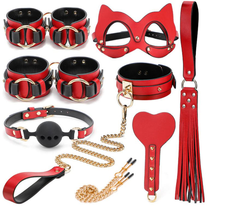 Couple Cosplay 8PCS SM Bondage Set