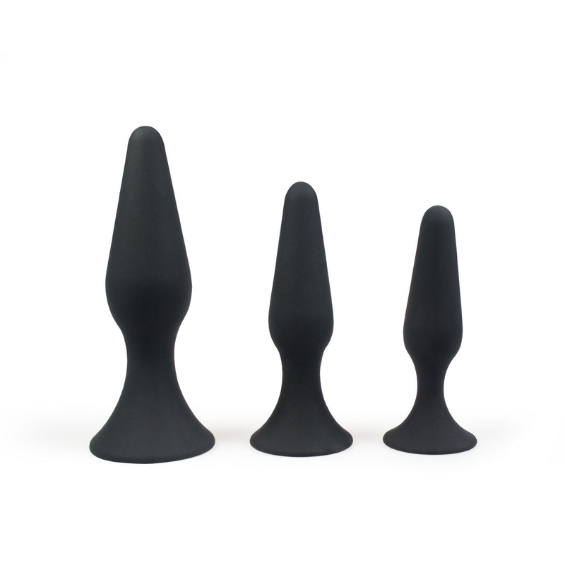 3 Pcs Glow in the Dark Dart-Shaped Anal Plug