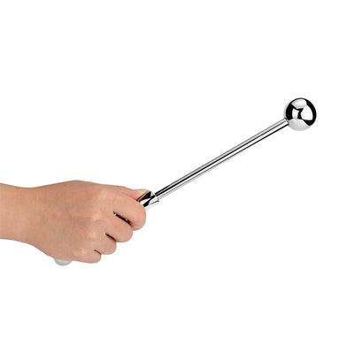 Hand Held Metal Stainless Steel Anal Trainer Massager