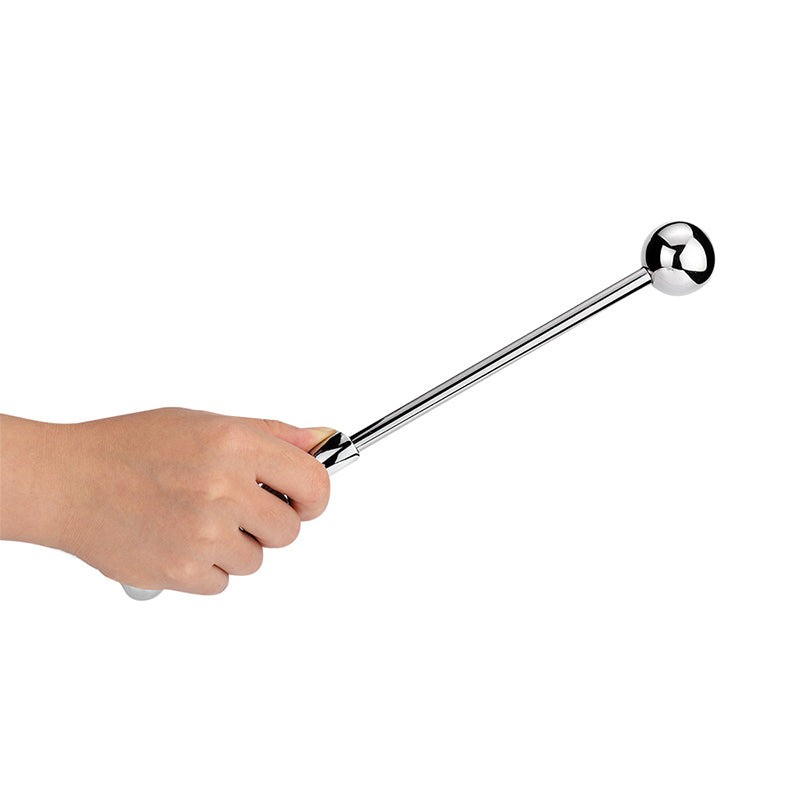 Hand Held Metal Stainless Steel Anal Trainer Massager