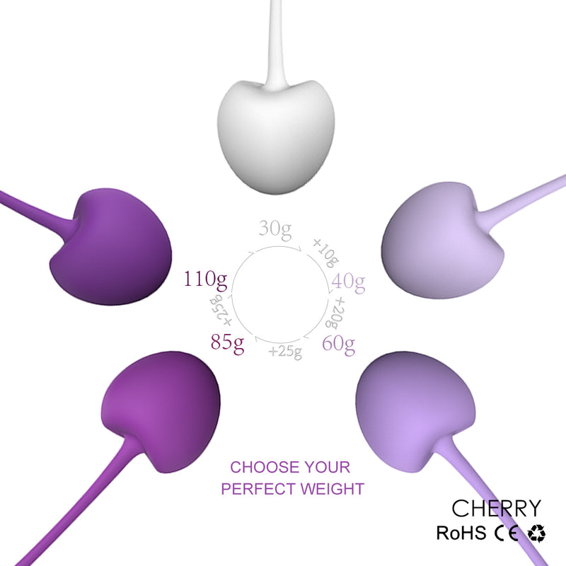 Different Weighted Cherry Kegel Balls