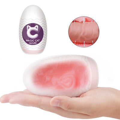 Magic Cat Portable Egg Masturbator - 2 Pcs