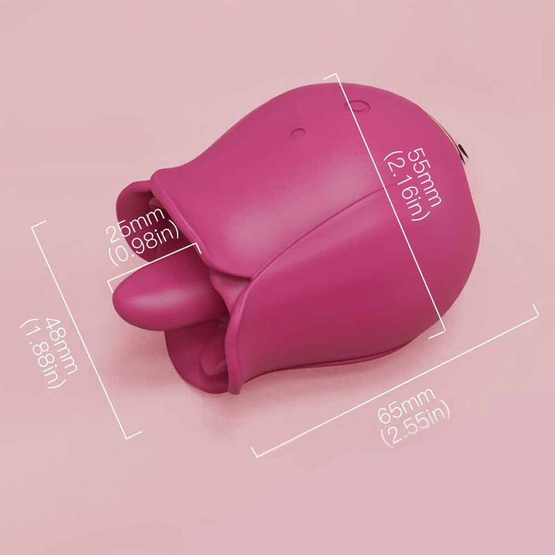 9 Modes Rose Shape Mini Massager