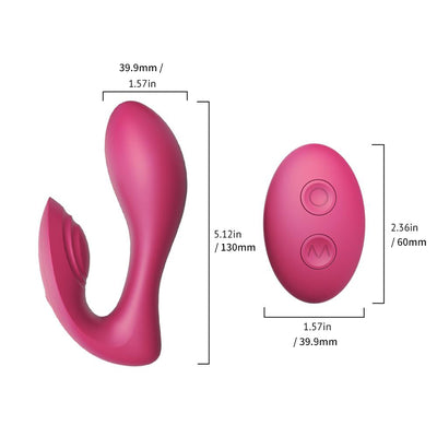 10 Speeds G Spot Clit Sucking Vibrator Pro 2-Remote Control