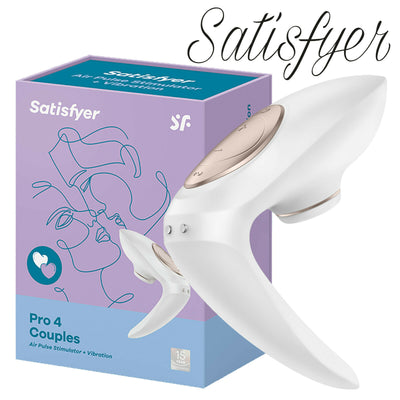 Satisfyer Pro 4 Couples Sucking/G spot Silicone Vibration