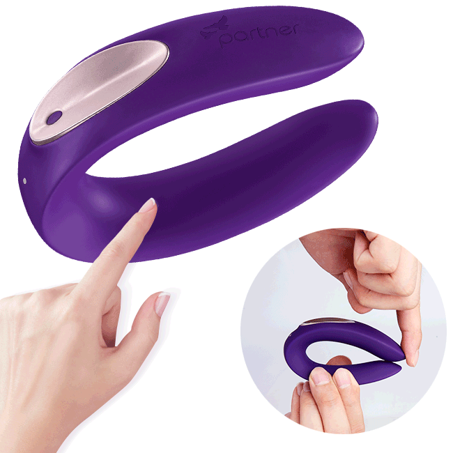 Satisfyer Double Plus Couples Vibrator with Remote Control - G-Spot an   C&A E-TRADING PTY LTD