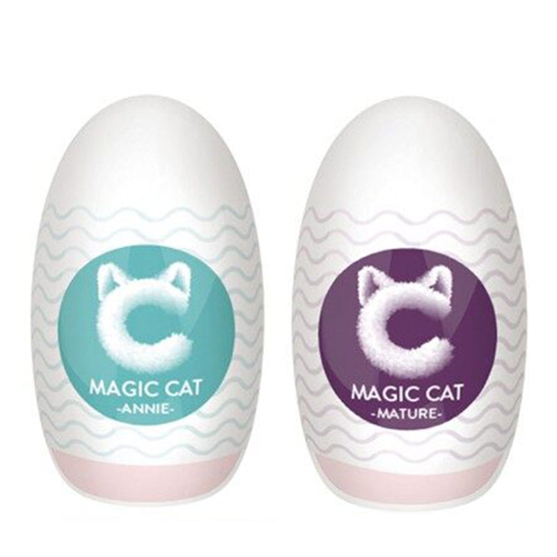 Magic Cat Portable Egg Masturbator - 2 Pcs