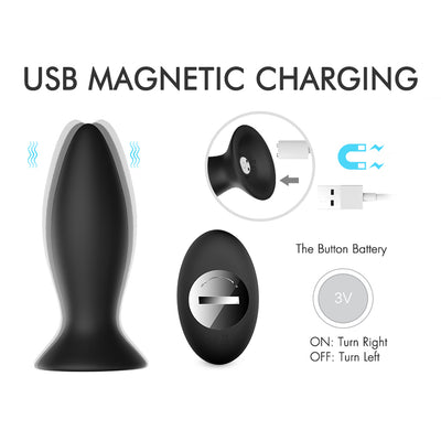 3 Pcs Remote Control Anal Plug Vibrator